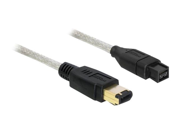 Delock - IEEE 1394-kabel - FireWire 800 (hann) til 6 pin FireWire (hann) - 3 m
