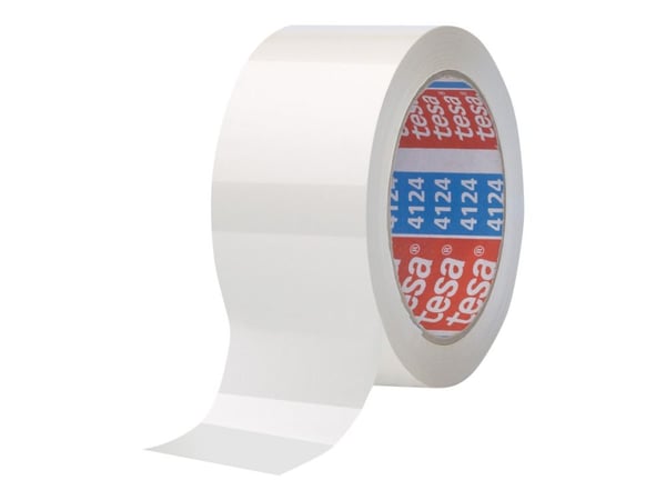 Tesapack Premium 4124 - Pakkausteippi - 25 mm x 66 m - PVC - säämiskäsittelynauha