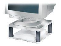 Fellowes Monitor Riser Premium - Stativ - for Skjerm - grafitt, platina - skjermstørrelse: inntil 21"