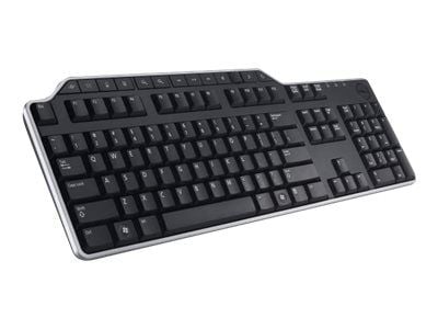 DELL KB522, Täysikokoinen (100 %), Langallinen, USB, Kalvokytkin, QWERTY, Musta