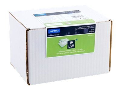 Etiketter, Dymo LabelWriter Value Pack, 28 x 89 mm, 24 x 130 etiketter