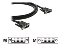 Kramer C-DM/DM Series C-DM/DM-50 - DVI-kabel - dobbeltlenke - DVI-D (hann) til DVI-D (hann) - 15 m - formstøpt