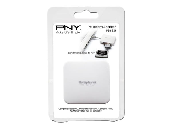 PNY - Kortinlukija - all-in-1 (Multi-Format) - USB 2.0