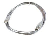 Microconnect USBAAF05T, 0,5 m, USB A, USB A, USB 2.0, Läpinäkyvä