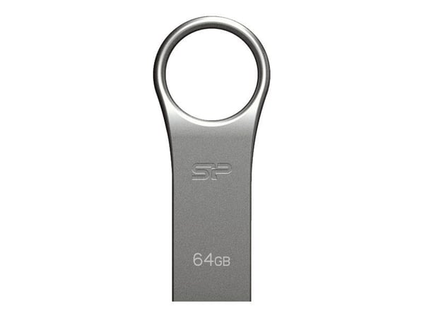 Silicon Power Firma F80, 16 GB, USB A-tyyppi, 2.0, Ilman suojusta, 5,9 g, Titaani