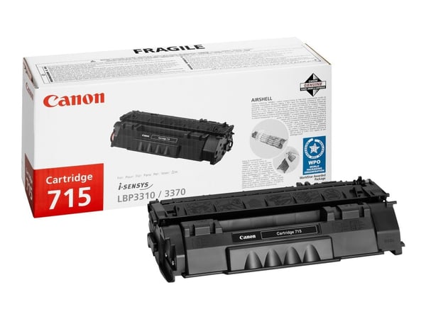 Canon 715 - Lajittelu - alkuperäinen - tonerpatron - i-SENSYS LBP3310, LBP3370 -laitteisiin