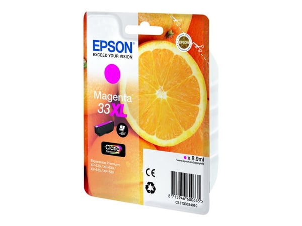 Epson Oranges C13T33634010, Väriainepohjainen muste, 8,9 ml, 650 sivua, 1 kpl