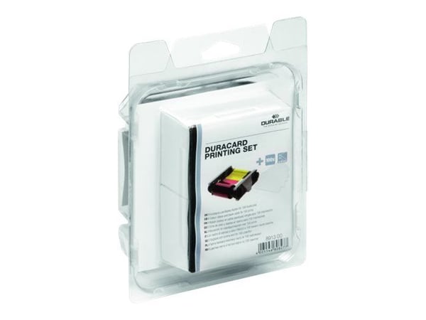 DURABLE DURACARD PRINTING SET - YMCKO - skrivebånd/kort-sett - for DURACARD ID 300