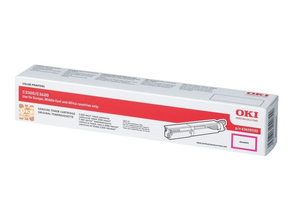OKI 43459330, 2500 sivua, Magenta, 1 kpl