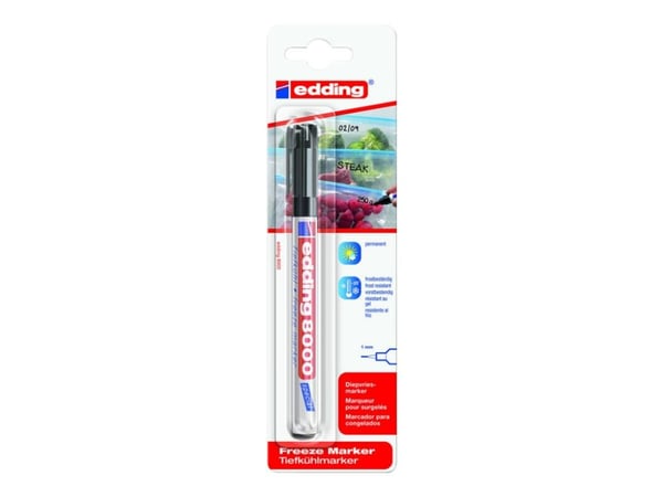 Frysemarker, Edding e-8000, sort