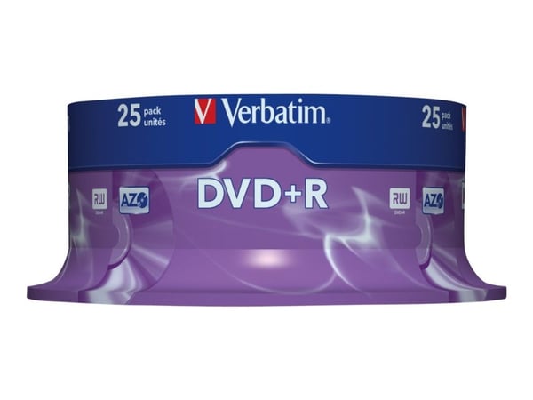 Verbatim DataLifePlus - 25 x DVD+R - 4,7 GB 16x - spindel