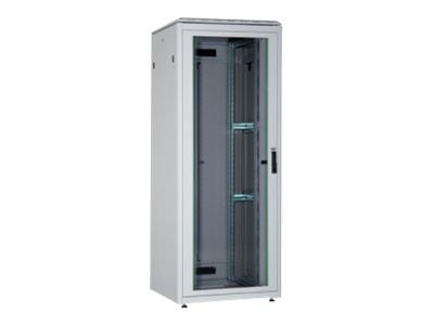 Digitus Unique DN-19 22U-8/8-B-1 - Rack skap - svart, RAL 9005 - 22U - 19"