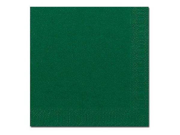 Duni - Servett - Storlek 33 x 33 cm - engångsvara - mörkgrön (paket om 125)