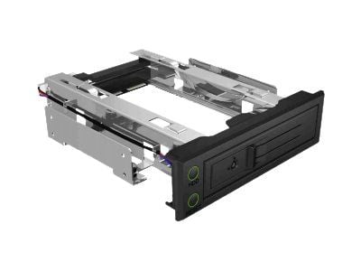 ICY BOX IB-166SSK-B - Mobilt lagringsstativ - 3,5" - svart