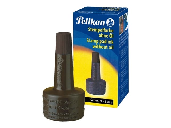 Pelikan 4K - Stempelblekk - svart - 28 ml - for P/N: 336214, 336222, 337709, 337725, 337733, 337741