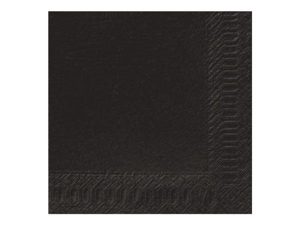 Duni - Serviett - Størrelse 40 x 40 cm - avhendbar - svart (en pakke 125)