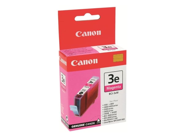 Canon BCI-3EM - Magenta - original - blekkpatron - for BJC-6200; i550; MultiPASS C755; PIXMA IP4000, iP5000, MP750, MP760, MP780, MP800; S520