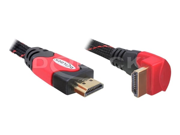 DeLOCK 1m HDMI, 1 m, HDMI-tyyppi A (vakio), HDMI-tyyppi A (vakio), 10,2 Gbit/s, musta, Punainen DeLOCK 1m HDMI, 1 m, HDMI-tyyppi A (vakio), HDMI-tyyppi A (vakio), 10,2 Gbit/s, musta, Punainen