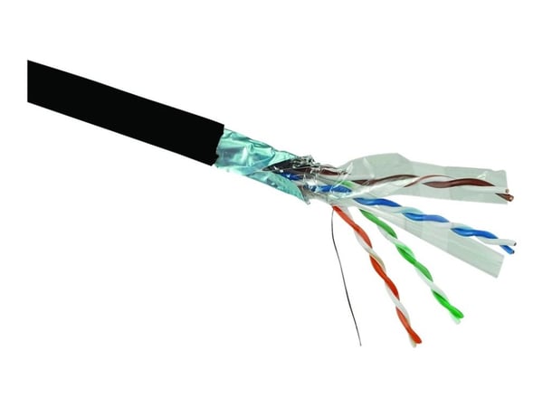 Solarix SXKD-6-FTP-PE - Irtokaapeli - 500 m - FTP - CAT 6 - ulkokäyttöön - musta