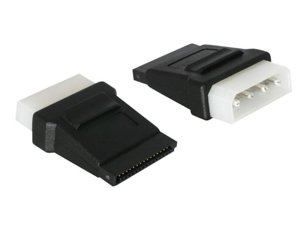 Delock - Strømadapter - SATA-strøm (hann) til 4-pin intern strøm (hann)