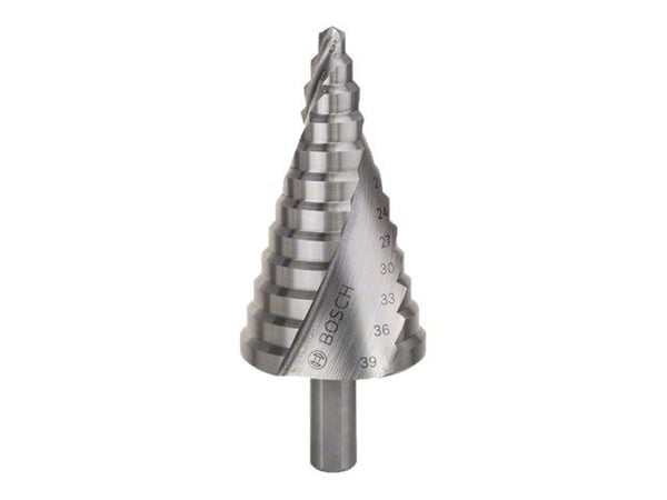 Bosch HSS - Bor - trinnbit - flat 3-hake - lengde: 93.5 mm