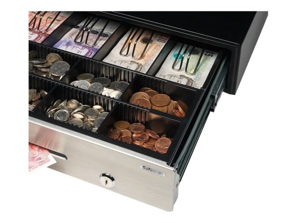 Safescan HD-4141S - Cash Drawer - svart, sølv