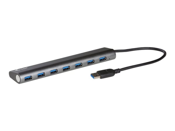 i-Tec USB 3.0 Metal Charging HUB - Hub - 7 x SuperSpeed USB 3.0 - stasjonær