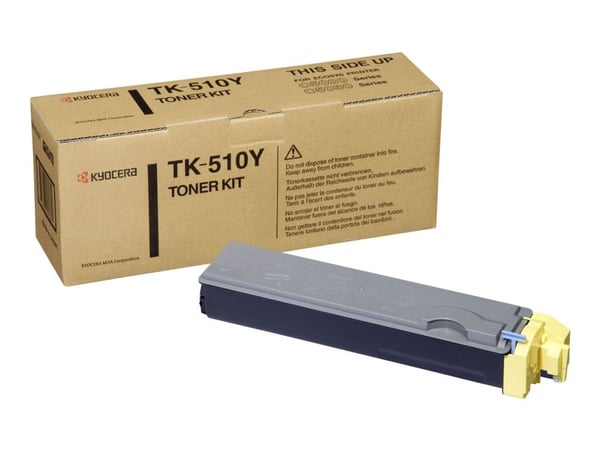 Kyocera TK 510Y - Gul - original - tonersett - for FS-C5020, C5025, C5030