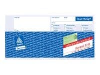 Avery Zweckform - Oppsett for kort brev - 40 ark - 1/3 A4 - dublett - karbonfri