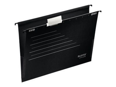 Leitz ALPHA Active - Hengefil - med fliker - svart