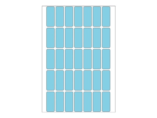 HERMA - Permanent selvklebende - blå - 12 x 30 mm 1120 etikett(er) (32 ark x 35 etiketter)