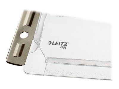 Leitz Premium laajeneva tasku metallisella kansioliuskalla A4, 48 % kierrätettyä muovia, joka on esikulutettu, 210 x 297 mm (A4), Läpinäkyvä, Polyv...