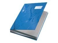 Leitz - Signaturbok - 18 deler - for A4 (210 x 297 mm) - med fliker - blå