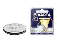 Varta CR1616, Kertakäyttöinen akku, Litium, 3 V, 1 kpl, 55 mAh, 1,6 mm