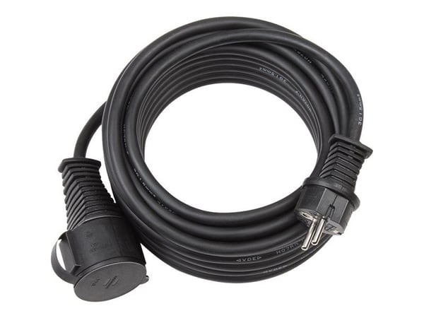 brennenstuhl H07RN-F 3G2,5 - Förlängningskabel för ström - power CEE 7/7 (hona) till power CEE 7/7 (hane) - AC 450/750 V - 25 m - svart