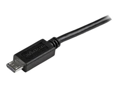 StarTech 3m 10 ft Long Micro-USB Charge-and-Sync Cable -M/M - USB to Micro USB Charging Cable - 24 AWG (USBAUB3MBK) - USB-kabel - Micro-USB type B ...