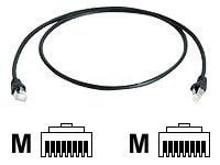 Telegärtner MP8 FS 600 - Nettverkskabel - RJ-45 (hann) til RJ-45 (hann) - 20 m - SFTP - CAT 7 - svart