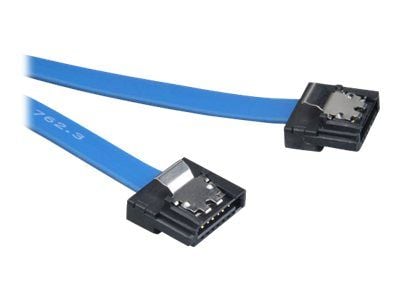 Akasa PROSLIM - SATA-kabel - Serial ATA 150/300/600 - SATA (hunn) til SATA (hunn) - 50 cm - hashet, rett kontakt - blå
