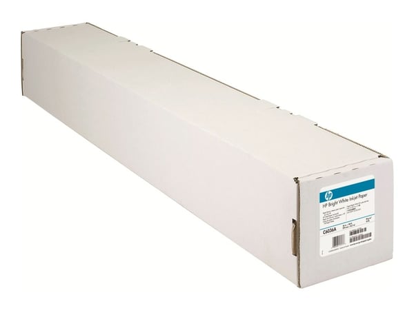 Plotterpapir HP C6036A Bright White, 90 g, 36 tommer, 914 mm x 45 m