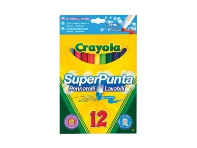 Crayola Supertips Washable Markers 12 Pcs