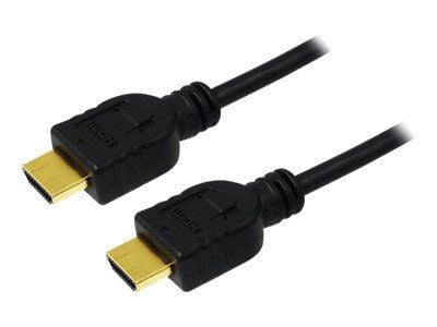 LogiLink High Speed with Ethernet - HDMI-kabel med Ethernet - HDMI hann til HDMI hann - 3 m - svart