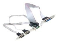 Delock MiniPCIe I/O PCIe full størrelse RS-232 2x DB9 Stecker, 1x Parallell DB25 Buchse Delock (95232)