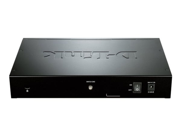 D-Link Web Smart DGS-1210-08P - Switch - Styrt - 8 x 10/100/1000 (PoE) + 2 x Gigabit SFP - stasjonær, rackmonterbar - PoE (45 W)