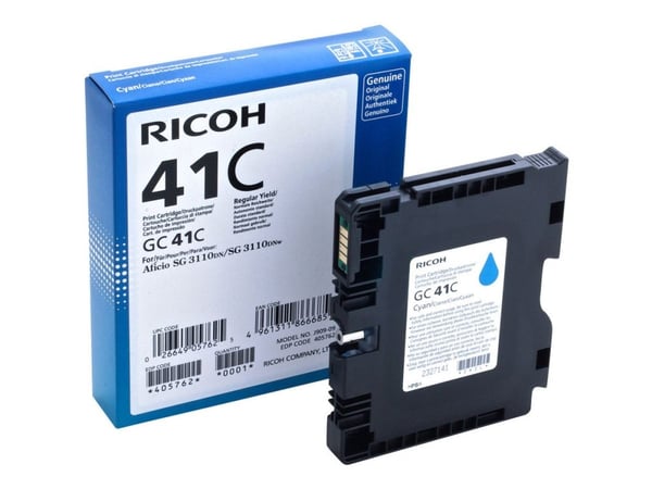 Ricoh 405762, Perusvärintuotto, Syaani, 1 kpl