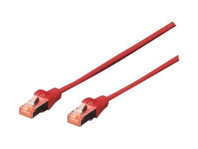 DIGITUS - Patchkabel - RJ-45 (han) til RJ-45 (han) - 5 m - SFTP - CAT 6 - booted, halogenfri, knastfri - rød