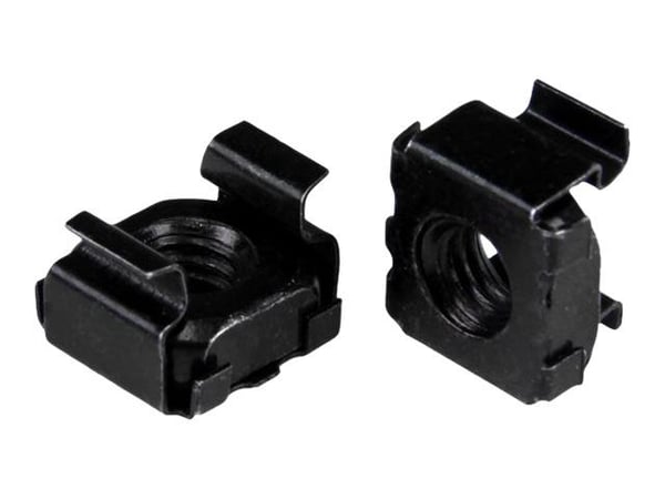 StarTech.com CABCAGENT62B, Korimutteri, Terästä, Musta, M6, 428 g, 120 mm