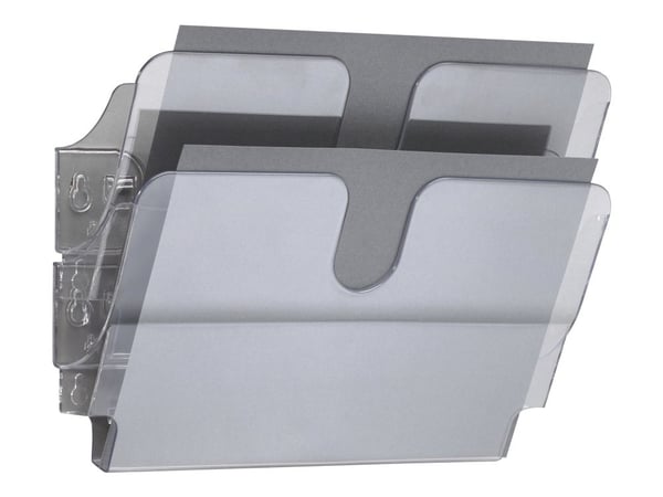 Durable FLEXIPLUS, 2 hyllyä, Läpinäkyvä, A4, 340 mm, 100 mm, 250 mm