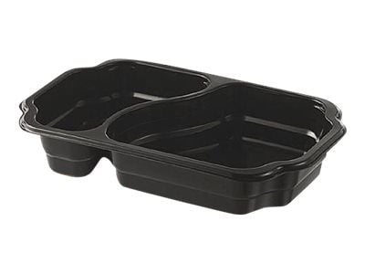 Duni Duniform - Matlagringsbeholder - 1100 ml - avhendbar - lukkbar - svart (en pakke 246)