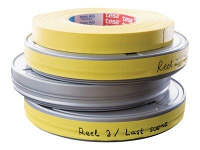 Tesa 04651GE-25 - Premium stofftape åpent stoff 25 mm gul ( 04651-00520-00)