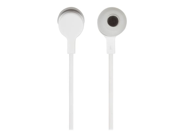 KitSound Mini - Ørepropper med mikrofon - i øret - kablet - 3,5 mm jakk - hvit